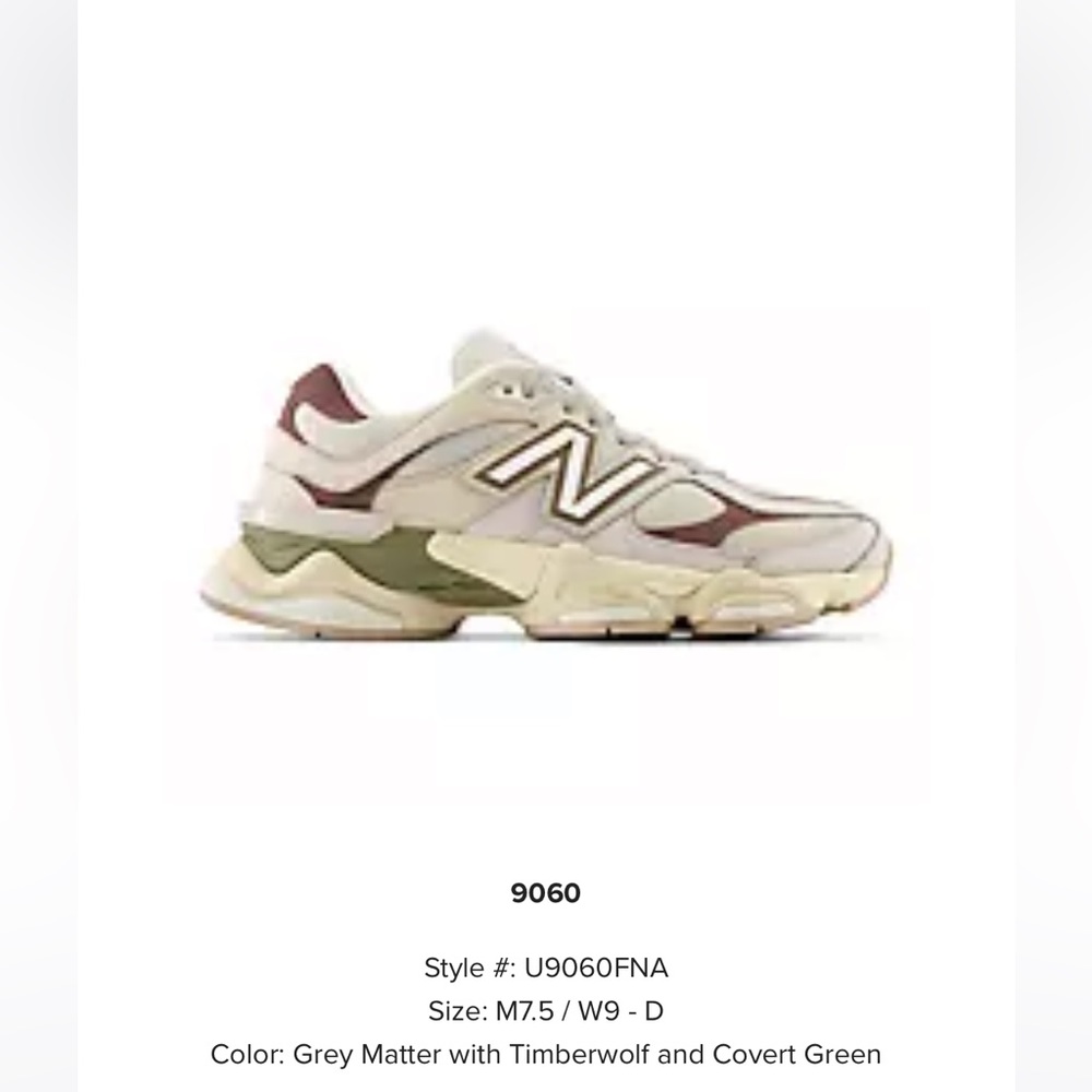 Unisex New Balances Grey Matter with Timberwolf and Covert Green